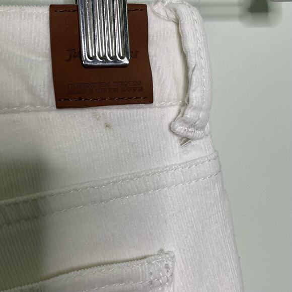 Girl's Justice Bootcut Corduroy  Jeans Low Rise Cotton Blend Stretch White 12 R - Picture 9 of 16